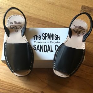 Black Spanish Sandals